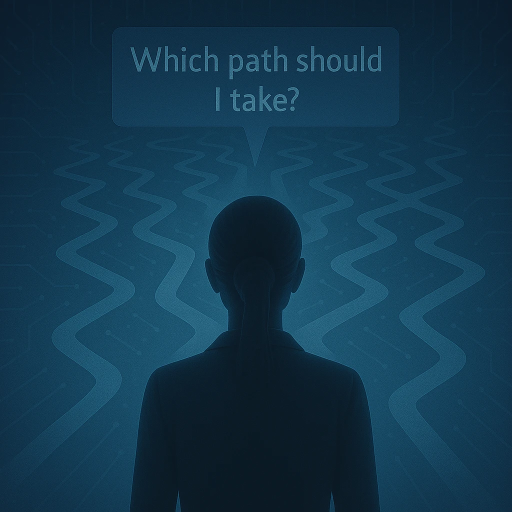 Choice overload visualization